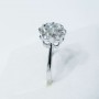 18kt WHITE GOLD RING with Total 0.50 ct DIAMONDS - Model (MAGIC)