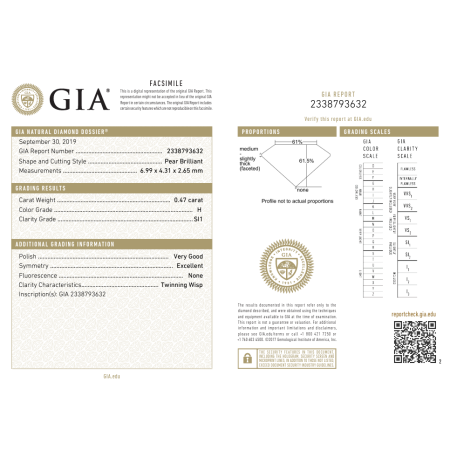 Gia natural sale diamond dossier