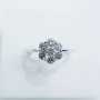 18kt WHITE GOLD RING with Total 0.50 ct DIAMONDS - Model (MAGIC)