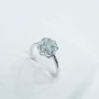 18kt WHITE GOLD RING with Total 0.50 ct DIAMONDS - Model (MAGIC)