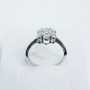 18kt WHITE GOLD RING with Total 0.50 ct DIAMONDS - Model (MAGIC)